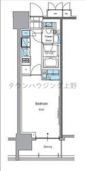 ルフォンプログレ上野入谷フロントの物件間取画像